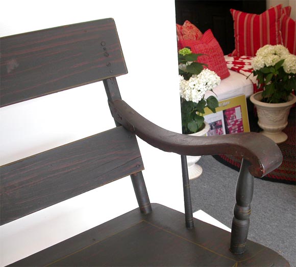 19th Century 19THC MAMMY ROCKER/SETTLE