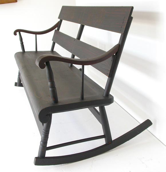 19THC MAMMY ROCKER/SETTLE 4