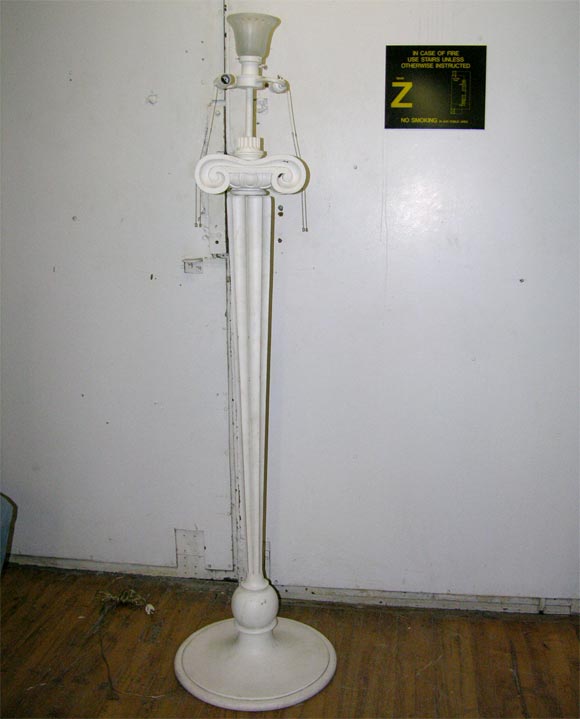 Pair of floor lamps in the manner of Serge Roche