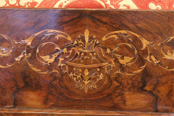 19th Century Charles X Style Sleigh Bed