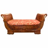 Charles X Style Sleigh Bed