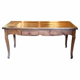 Cabriole Leg Wild Cherry Farm Table