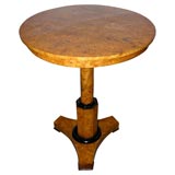 A small Neo-Classical pedestal center table.