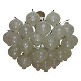 Vintage Austrian Glass Flush Mount