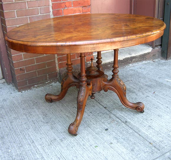 Antique English Tilt/Top Table