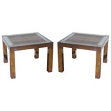 Pair of  end tables by Pierre Cardin