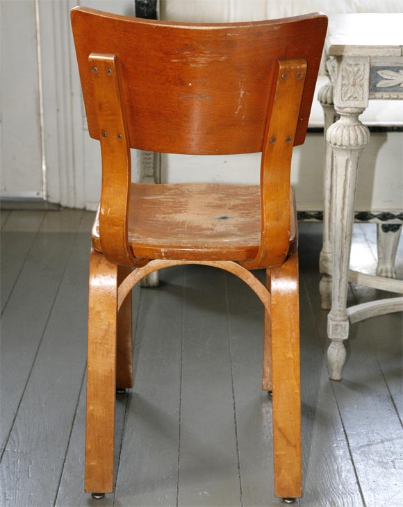 French 8 sidechairs by Thonet For Sale