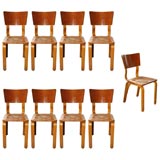 8 sidechairs by Thonet