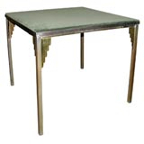 Vintage Square Game-table by Jules Bouy