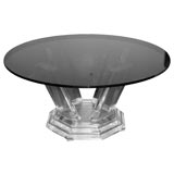 Lucite cocktail table
