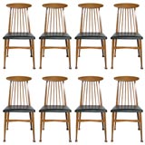 Set of 8 Italian Dining Chairs