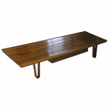 Vintage Long John Coffee Table by Wormley, Gorgeous Original Condition