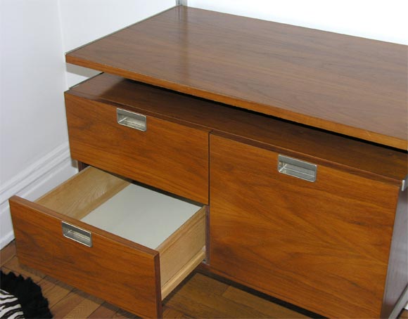 Walnut Comprehensive Storage System (CSS) by George Nelson For Sale