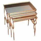 Set of Three Neoclassical Style Nesting Tables