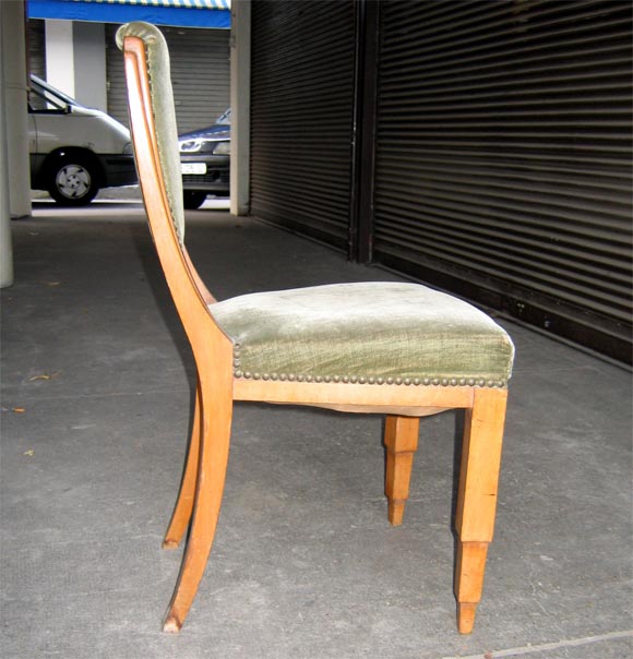 Mid-20th Century Twelve Art Déco Chairs For Sale