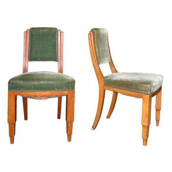 Twelve Art Déco Chairs For Sale