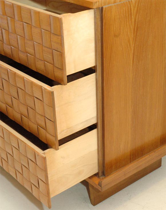 Oak Double Dresser By Paul Laszlo for Brown-Saltman