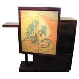 A 1930's Cubist  Cabinet signed Marianna Allesch