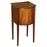BOW FRONTED BED SIDE TABLE