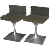 Roger Tallon steel chairs