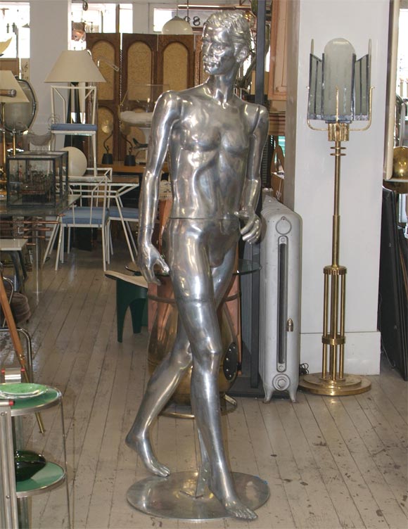 This was made by Arthur Court Designs for Nordstrom's in 1975.  They were extremely expensive, new. A member of the Village People was rumored to have posed for this.