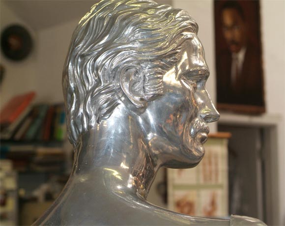 Aluminum Classic 70's cast aluminum mannequin