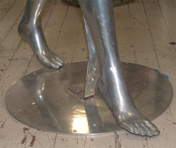 Classic 70's cast aluminum mannequin 1