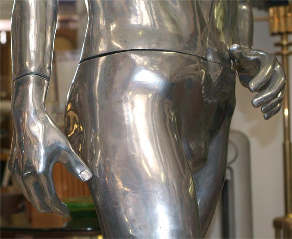 Classic 70's cast aluminum mannequin 2