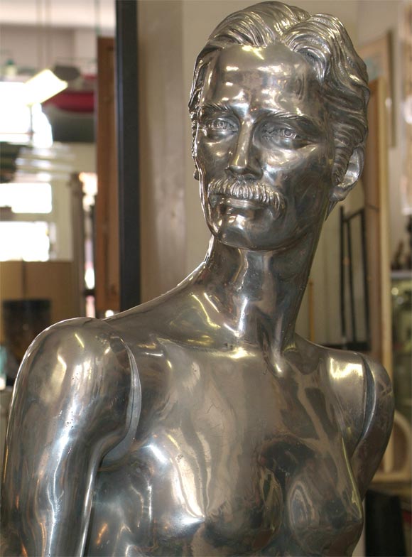 Classic 70's cast aluminum mannequin 3