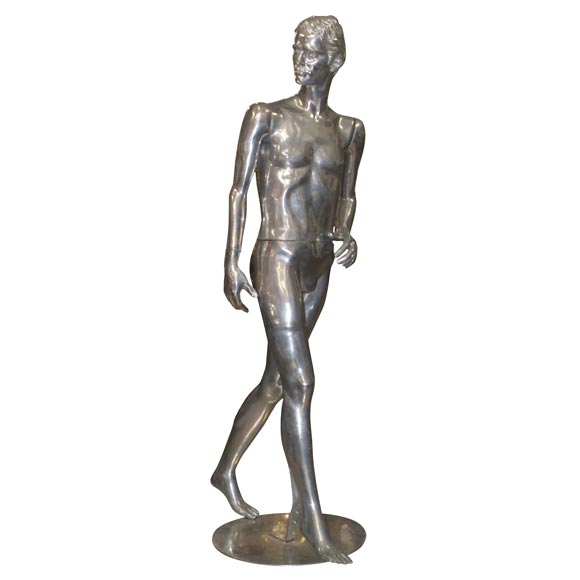 Classic 70's cast aluminum mannequin