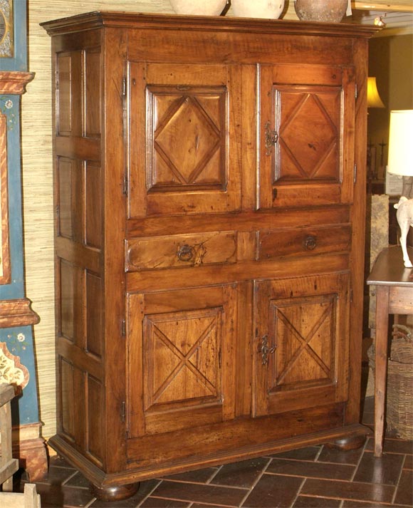 Louis XIII Walnut Cabinet (ref# PR121)