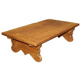 Teakwood Weaving Table/Coffee Table (ref# 959090b)