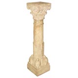 Terra Cotta Pedestal with Corinthian Capitol