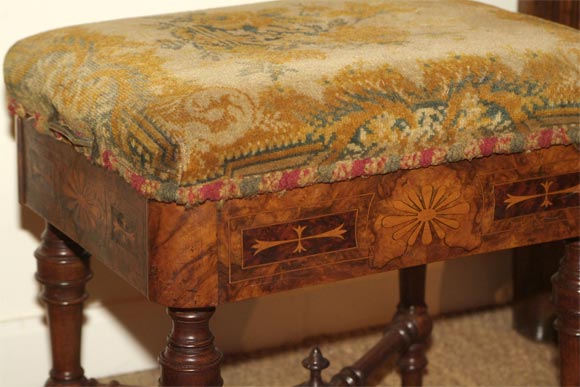 Rosewood 19th Century Piano Stool
