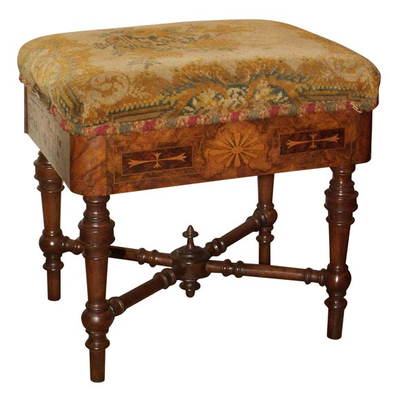 19th Century Piano Stool