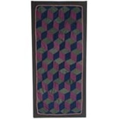 1920s Amish Rare Cradle Quilt/Tumbling Blocks 10