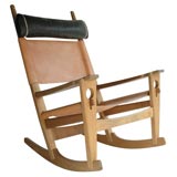 Retro Rocking Chair by Hans Wegner