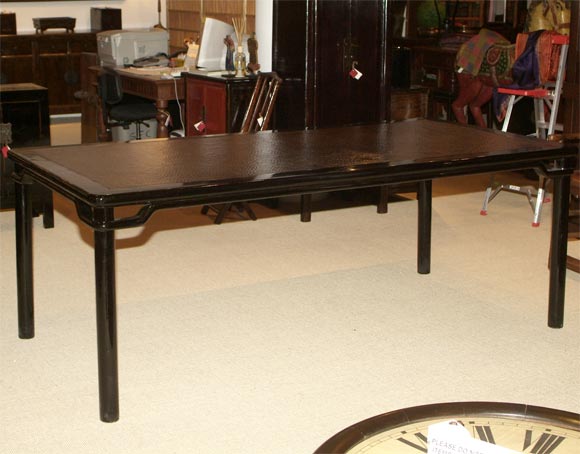 Rattan Top Dining Table