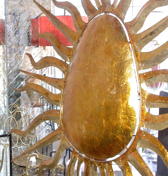 giant sun sculpture