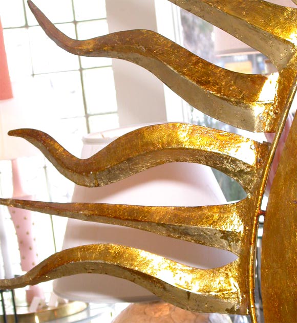 Tony Duquette Giant Gilded Sun Sculpture 4
