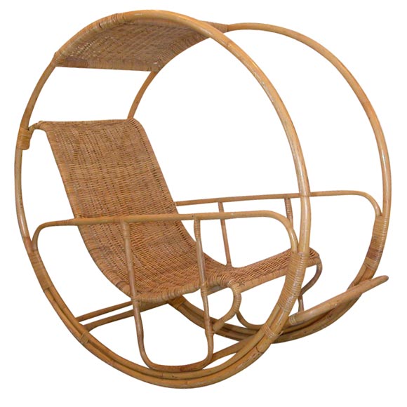 Rattan Circular Rocker
