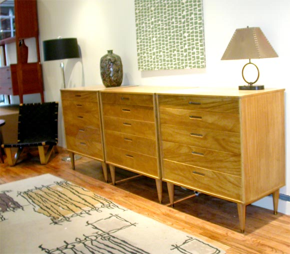 Set of Three Edward Wormley Chests
