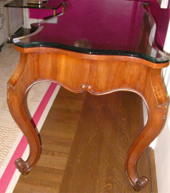 Italian Mahogany Server or Writing Table