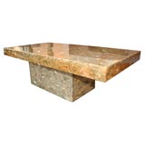 Table basse en résine française