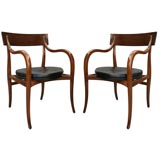 Vintage Pair Of Edward Wormley Alexandria Chairs