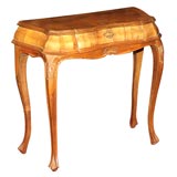 Small Italian Fruitwood Console Table