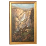 Oil on Canvas of Yosemite Falls