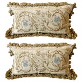 French Scroll Aubusson Pillow