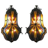 pair of  theater sconces