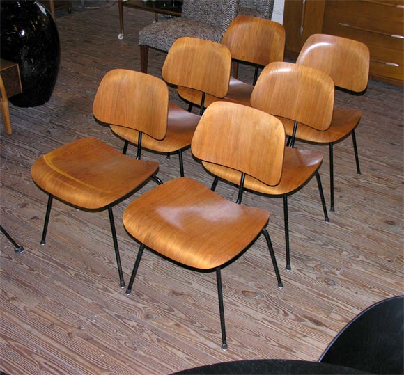 Set of 6 Charles & Ray Eames DCM's